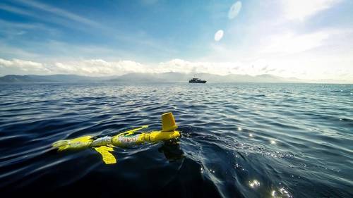 The Slocum Glider deployed off Sumbawa (Photo: BOM)