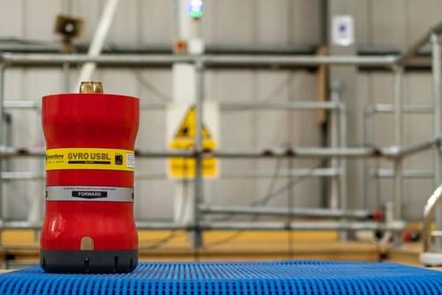 Sonardyne’s Gyro USBL completes the Ranger 2 package onboard the research vessel Atlantis. Photo courtesy Sonardyne