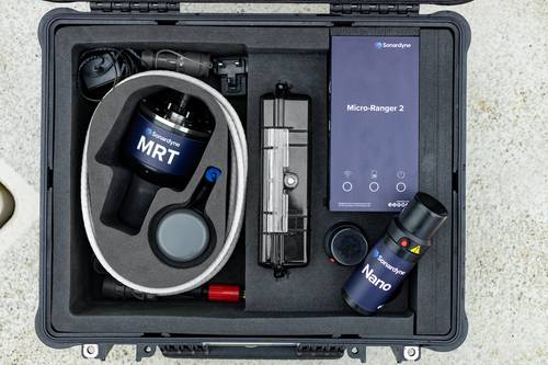 Sonardyne’s Micro-Ranger 2 USBL system contains everything you need to track divers, ROVS and AUVs in a rugged case small enough to operate-anywhere, from anything. Photo by Tom Acton/Sonardyne