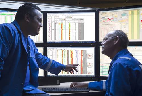  The SonicScope multipole sonic-while-drilling service computes real-time and recorded compressional and shear data in both fast and slow formations. (Photo: Schlumberger)