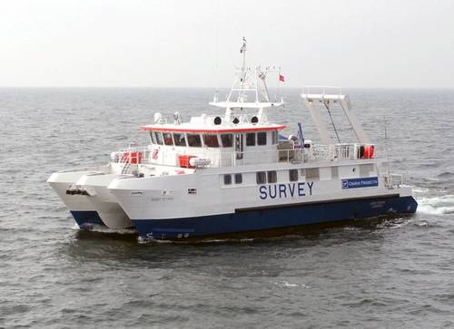 Specialist Semi-SWATH coastal survey vessel Bibby Tethra (Photo: Osiris Projects)