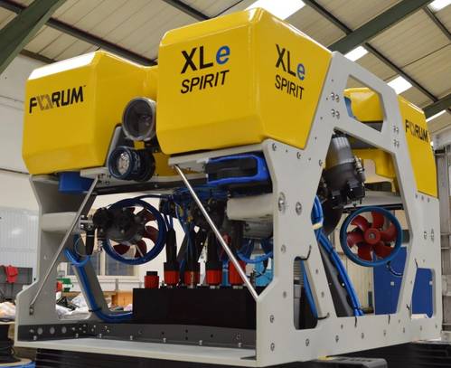 The XLe Spirit ROV is the first in a new generation of electric ROVs - Credit: FORUM