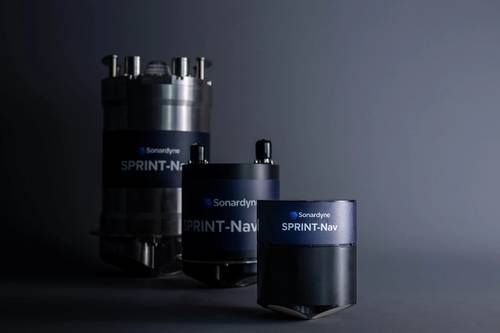 The new SPRINT-Nav family of hybrid acoustic-inertial navigators. Credit: Sonardyne International Ltd