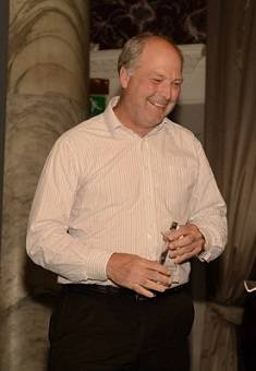 COO Stuart Genet  accepting the award on behalf of SeeByte