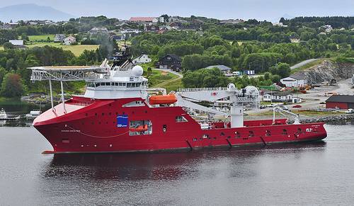 DOF Subsea Norways’s Skandi Skolten will assist with the installation of Teekay Petrojarl Production AS’s newbuild FPSO on the Knarr field development