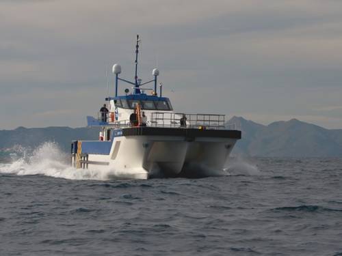 Wind Farm Support Vessel: Photo courtesy of Tidal Transit