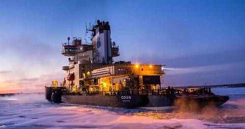 Swedish icebreaker Oden (Photo: University of Rhode Island)