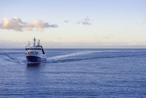 Tangaroa Coming into Wellington harbour. Credit: NIWA / Author: Dave Allen