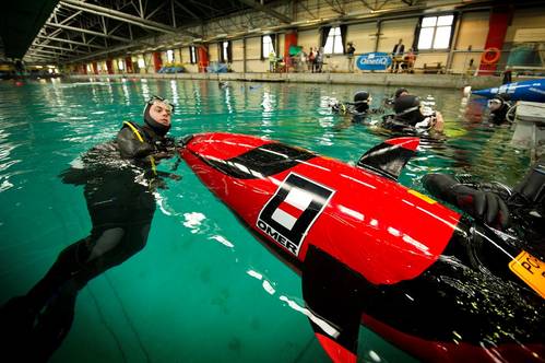 École de Technologie Supérieure (Quebec, Canada) team's submarine Omer 8 was the overall winner in 2012.