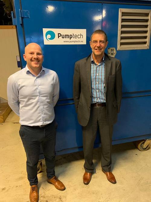 L - R: Ryan Thomson, Country Manager and Richard Charles, Flexibles Division Manager / Global Sales Manager (Photo: Motive Offshore Group)