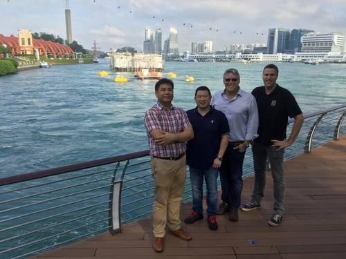 SIT 250 tidal platform located in front of Sentosa Boardwalk, Singapore (Photo: SCHOTTEL HYDRO)