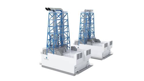 Topside power modules: Schematic courtesy of Wärtsilä