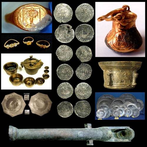 Treasure photo courtesy of Anchor Research and Salvage