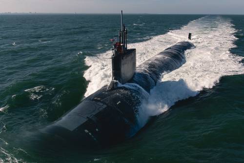 Virginia-class attack submarine Montana (SSN 794) successfully completed initial sea trials in February 2022. (Photo: Ashley Cowan / HII)