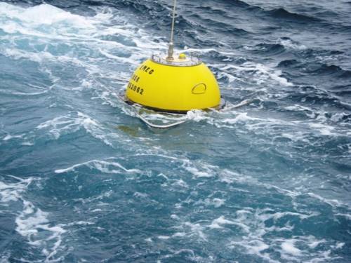 Waverider buoy at sea (File photo: EMEC)