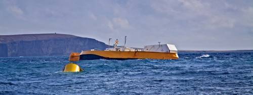 Wello Penguin WEC at EMEC Billia Croo wave test site (Credit Colin Keldie, courtesy of CEFOW)