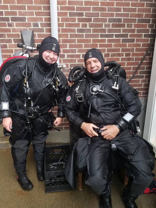 WHOI's dive team was recently received a top international award. Credit: WHOI
