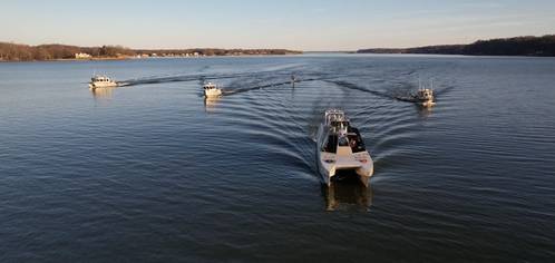 Woolpert will employ five of its survey vessels and display data collected in real time to support inundation modeling, floodplain analysis, and coastal resilience. (Photo: Woolpert)