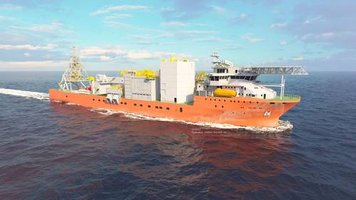 
World's largest diamond recovery vessel. Image credit Marin Teknikk AS