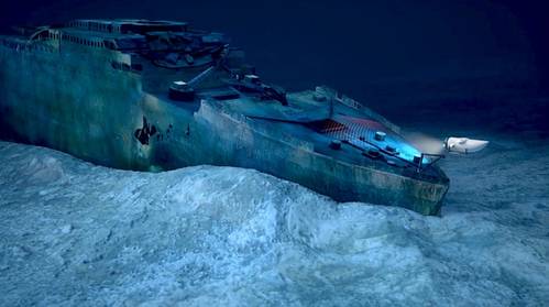The wreck of the Titanic lies roughly 400 nautical miles off the coast of St. John’s in the Atlantic Ocean - Credit: Inmarsat