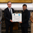 The attached image shows (l-r) Ankit Kumar, Plant Director, SDEL; David Lloyd, Vice President, Naval and Government Business, Lloyd’s Register; Mridul Babbar, Director, SDEL; and Sanyukta Singh, Chief Human Resources Officer, SDEL. Credit: LR