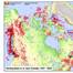 Blue ellipses show where NFSI OBS have been deployed offshore Canada to date. Image from NFSI.