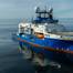 R/V Falkor (too) following a bow reconstruction that significantly improves the precision and reliability of the ship’s sonar systems in capturing high-quality mapping data, even in challenging weather conditions. Photo: Misha Vallejo Prut/Schmidt Ocean Institute