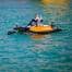 U.S. Naval Oceanographic Office conducts a hydrographic survey by launching an unmanned surface vessel, supported by a Bahrain Coast Guard escort, in the U.S. Central Command area of responsibility. Credit: Official U.S. Navy photo