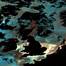 Ocean colour satellite image showing patterns in due to phytoplankton, sediment, dissolved organic matter and seawater conditions. Copernicus Sentinel 3A+B OLCI Data. Enhanced ocean colour composite image for 01.09.21 - 07.09.21 processed by NEODAAS. © PML