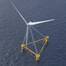 Rendering of X1 Wind's X100 8.5 MW floating wind platform to be deployed in PlemCat, Catalonia, Spain (Credit: X1 Wind)