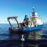 Researchers aboard WHOI’s R/V Neil Armstrong deploy ocean observing systems used to collect real-world environmental data in support of operational decision-making, modeling, and long-term ocean monitoring. © WHOI