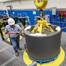 
SwRI’s new 30-inch pressure vessel takes roughly two minutes to close. Similar vessels can take 30 to 45 minutes. The vessel accommodates testing at pressures of up to 16,500 psig, simulating the deepest ocean regions. (Credit: SwRI)