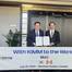 On Tuesday, July 29, KIMM signed an MoU with NRC in Montreal, Canada, to collaborate in the fields of resource recovery and clean environmental technology. KIMM President Seog-Hyeon Ryu and NRC Director General Daniel Dufour pose for a photo. © Korea Institute of Machinery and Materials (KIMM)