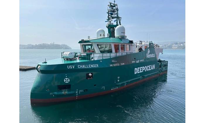 Challenger USV (Credit: DeepOcean) 