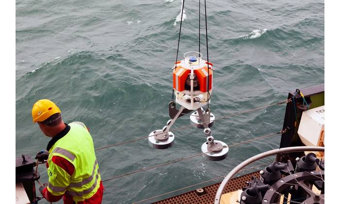 A Fetch AZA BPR being deployed in the North East Atlantic. (Photo credit – Ben Moat: Senior Scientist, NOC)
