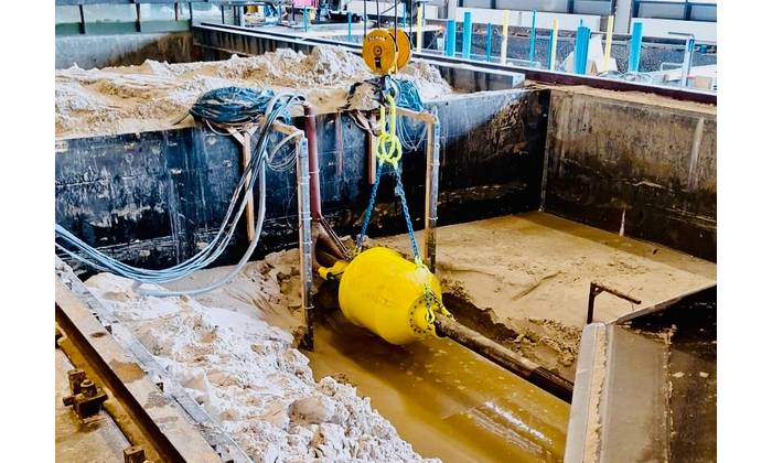 Frequensea Subsea Decommissioning Tool Testing at Deltares (Credit: Frequensea)
