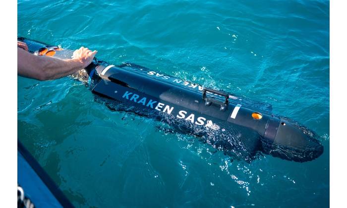 Kraken SAS was deployed by seven international naval teams and three industry partners during the 2025 REPMUS exercise. © Kraken Robotics