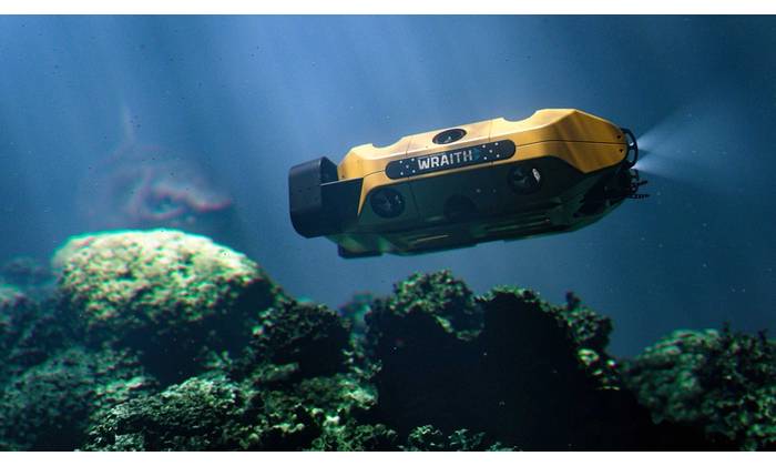 Mission Specialist Wraith delivers six-degree-of-freedom agility, high thrust, and precision control in a compact, expeditionary-ready UUV built for demanding subsea missions. Credit: AeroVironment Inc/VideoRay