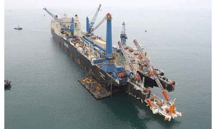 Saipem's Castorone vessel (Credit: Saipem)
