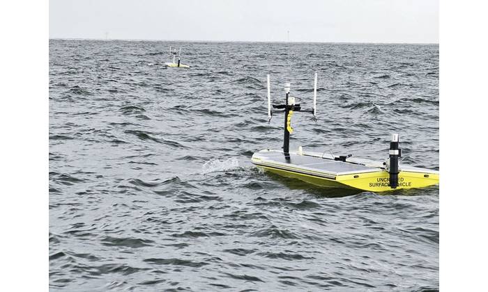 Two SeaTrac SP-48s in the Gulf. Credit: USM/SeaTrac Systems