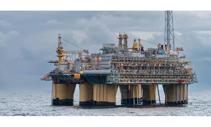 The Åsgard B platform in the Norwegian Sea (Credit: Gudmund Nymoen / Equinor)