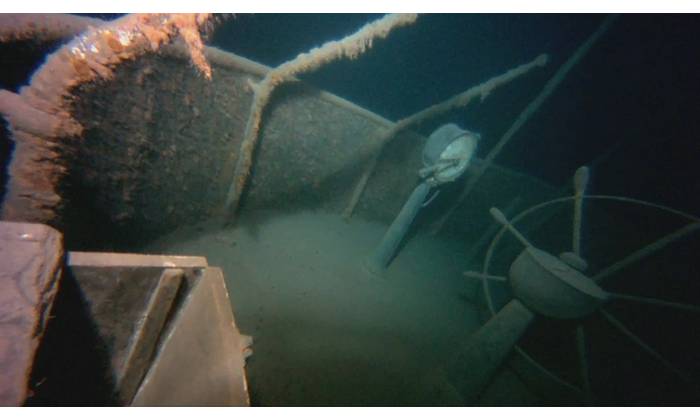 A shot of the Henry B. Smith, benefitting from Eliason’s drop-down system with the lights positioned away from the camera to reduce visual interference. Credit: Jerry Eliason