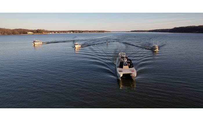 Woolpert will employ five of its survey vessels and display data collected in real time to support inundation modeling, floodplain analysis, and coastal resilience. (Photo: Woolpert)