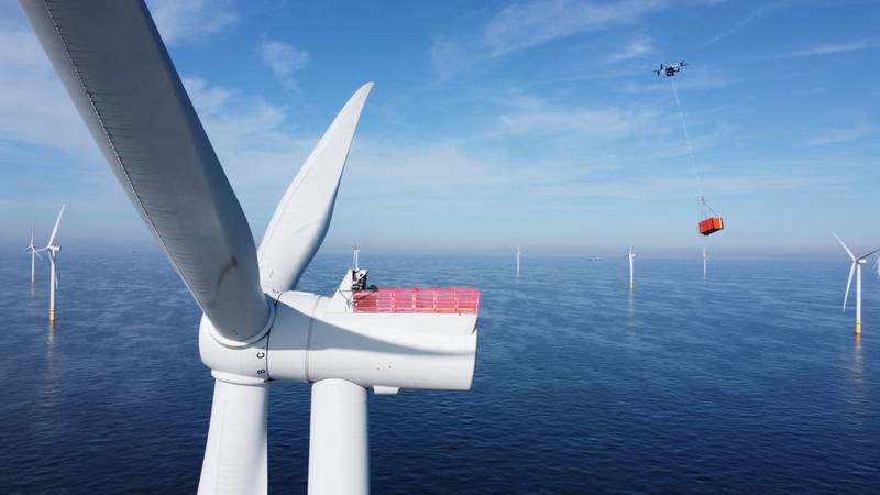 Ørsted Kicks Off World’s First Cargo Drone Ops at Dutch Offshore Wind Farm