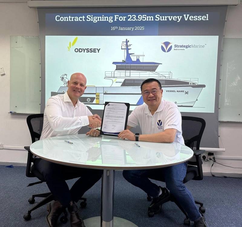 Strategic Marine to Build Survey Vessel for Odyssey Group