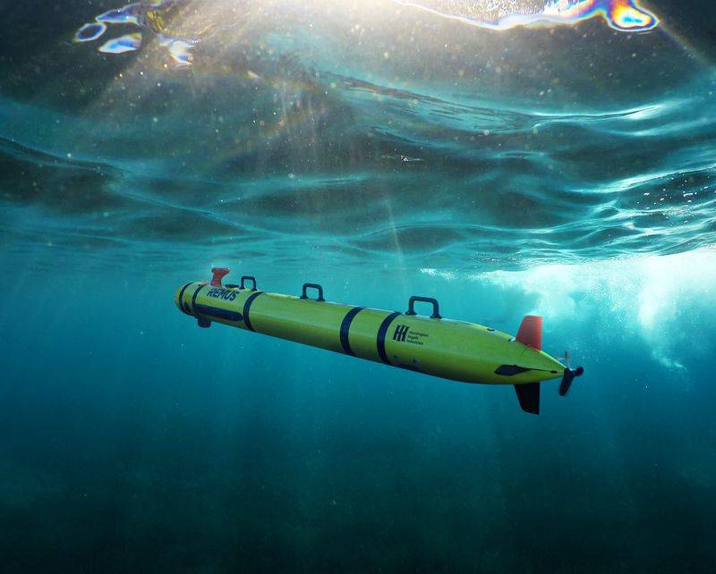 REMUS 300 Unmanned Underwater Vehicle Launched