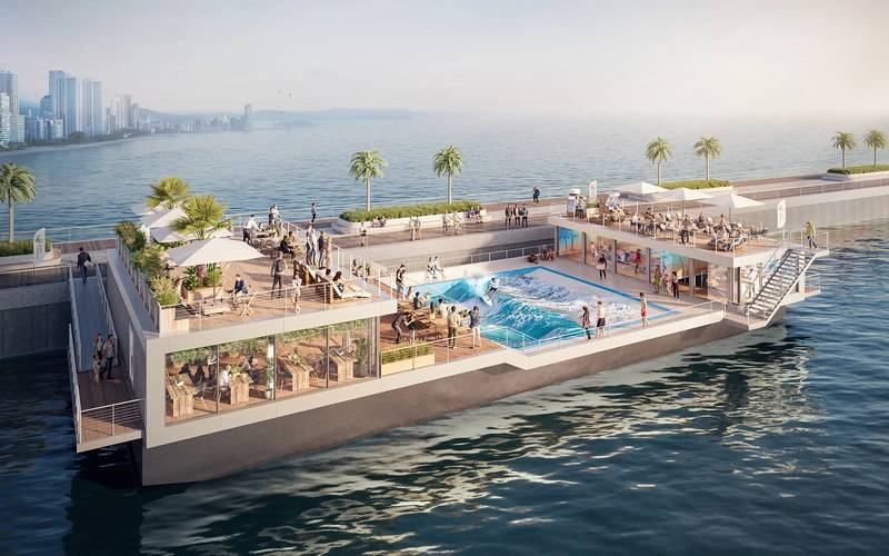 Floating Surf Platform Coming to Hamburg