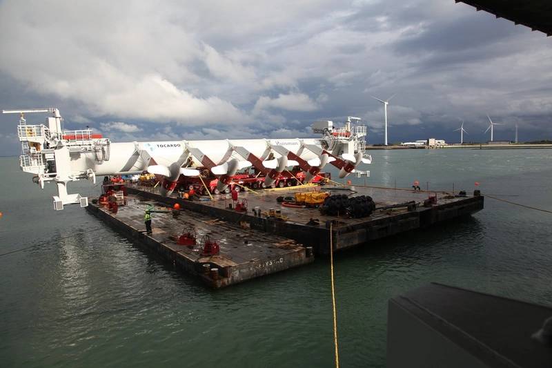 Tidal Power Turbines Installed In Dutch Eastern