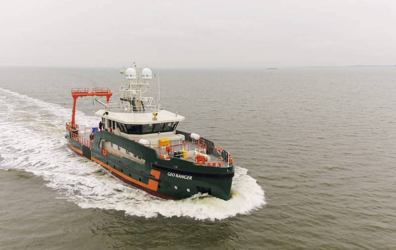 Geo Ranger Survey Vessel Passes Sea Trials