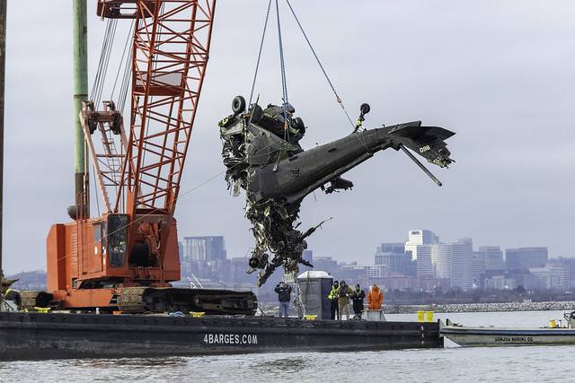 Divers Investigating Aircraft Debris